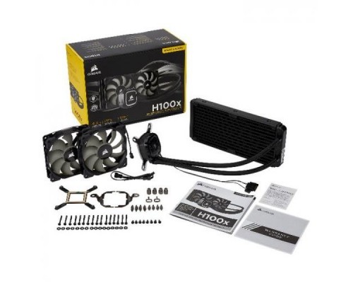 Жидкостная система охлаждения Hydro Series H100x  CW-9060040-WW High Performance Liquid CPU Cooler 240mm , RTL