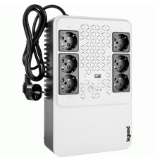 ИБП Legrand Keor Multiplug  600VA/360W, 6xSchuko outlets(3 Surge & 3 batt.), USB charger                                                                                                                                                                  