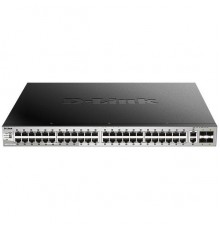 Коммутатор D-Link DGS-3130-54PS/A1A 48G 2SFP 4SFP+ 48PoE 370W управляемый                                                                                                                                                                                 