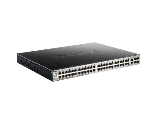 Коммутатор D-Link DGS-3130-54PS/A1A 48G 2SFP 4SFP+ 48PoE 370W управляемый