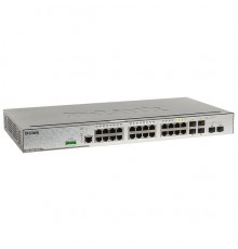 Коммутатор D-Link Switch DGS-3000-26TC/A1A/A2A Управляемый коммутатор уровня 2 с 20 портами 10/100/1000 Base-T, 4 комбо-портами 10/100/1000BASE-T/SFP                                                                                                     