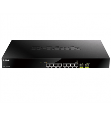 D-Link DMS-1100-10TP/A1A, L2 Smart Switch with 8 2.5GBase-T ports and 2 10GBase-X SFP+ ports (8 PoE ports 802.3af/802.3at (30 W), PoE Budget 240 W).16K Mac address, 80Gbps switching capacity, 802.3x                                                    