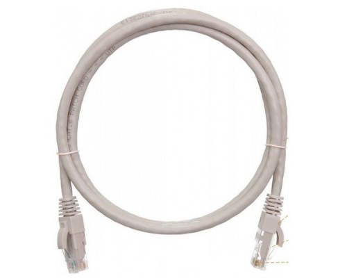 Патчкорд Lanmaster LAN-PC45/U6-2.0-GY вилка RJ-45-вилка RJ-45 кат.6 2м серый LSZH