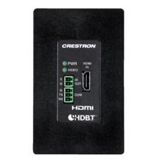 Приемник Crestron Wall Plate 4K DigitalMedia 8G+® Transmitter 100, Black Textured                                                                                                                                                                         