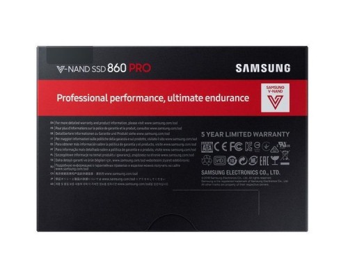 Накопитель SSD 1.0 Tb SATA-III Samsung 860 PRO MZ-76P1T0BW  2.5