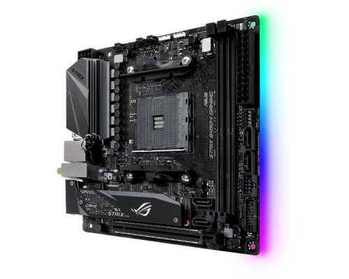 Материнская плата ASUS ROG STRIX B450-I GAMING SAM4 AMD B450 PCI-E HDMI GbLAN SATA Mini-ITX 2DDR4 (RTL)