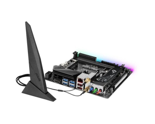 Материнская плата ASUS ROG STRIX B450-I GAMING SAM4 AMD B450 PCI-E HDMI GbLAN SATA Mini-ITX 2DDR4 (RTL)