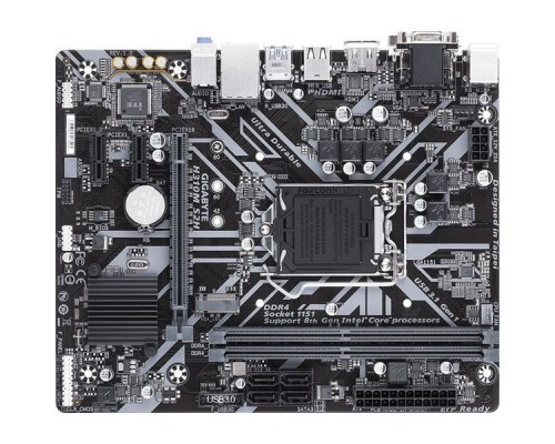 Материнская плата Gigabyte H310M S2H(2.0)  S1151 H310 PCI-E Dsub+DVI+HDMI GbLAN SATA RAID Micro-ATX 2DDR4