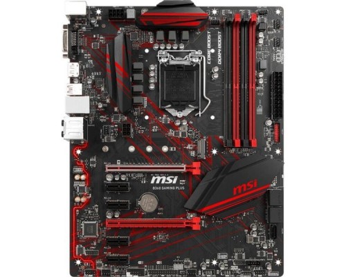 Материнская плата MSI B360 GAMING PLUS S1151 B360 2xPCI-E DVI+HDMI GbLAN SATA ATX 4DDR4 (RTL)