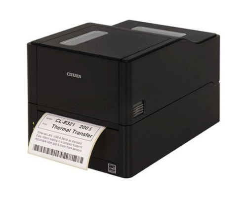 Термотрансферный принтер Citizen CL-E321 Printer; LAN, USB, Serial, Black, EN Plug