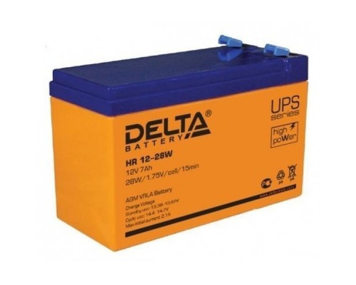 Аккумулятор Delta HR 12-28W 12V7Ah