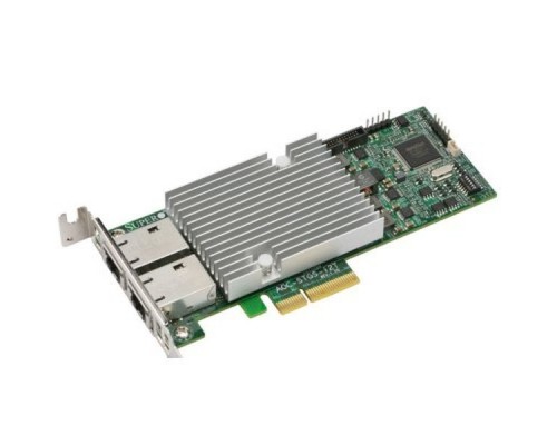 Элемент корпуса  Supermicro Std LP 2-port 10G RJ45, Intel X550 (Retail Pack)