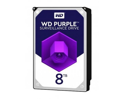 Жесткий диск 8.0 Tb SATA-III WD Purple WD81PURZ  5400rpm 256Mb