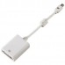 Адаптер Hama 00053248 miniDisplayPort (m) DVI-D (f) 0.1м феррит.кольца