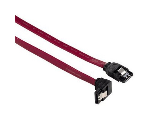 Кабель Hama H-54576 00054576 SATA угловой SATA 0.6м красный плоский