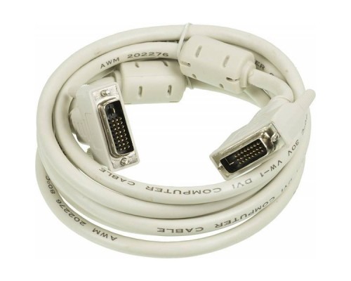 Кабель Ningbo RD-DVI-3-BR DVI-D Dual Link (m) DVI-D Dual Link (m) 3м феррит.кольца серый блистер