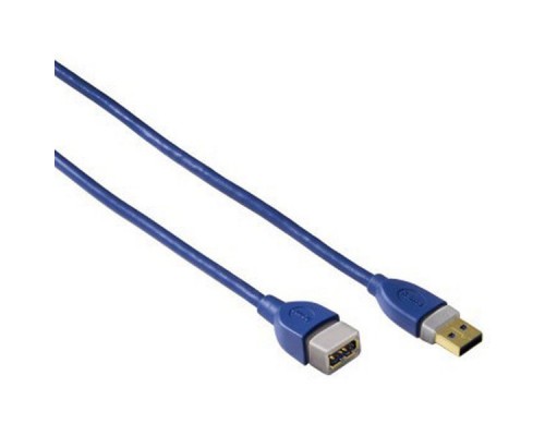 Кабель-удлинитель Hama 00039674 USB 3.0 A(m) USB 3.0 A(f) 1.8м синий