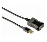 Кабель-удлинитель Hama Active 00078482 USB A(m) USB A(f) 5м                                                                                                                                                                                               