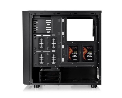 Корпус Thermaltake Versa J21 TG черный без БП ATX 2x120mm 2xUSB2.0 2xUSB3.0 audio bott PSU