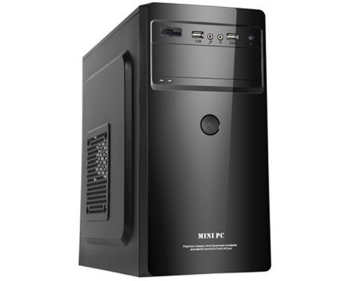 Корпус LinkWorld VC-13M35 черный без БП mATX 1x80mm 1x120mm 2xUSB2.0 audio