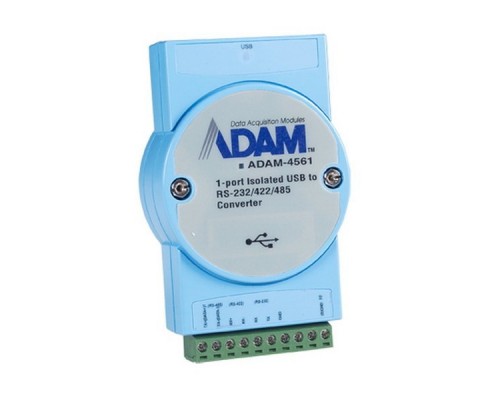 Модуль интерфейсный ADAM-4561-CE   Интерфейсный модуль 1-port Isolated USB to  RS-232/422/485 Advantech