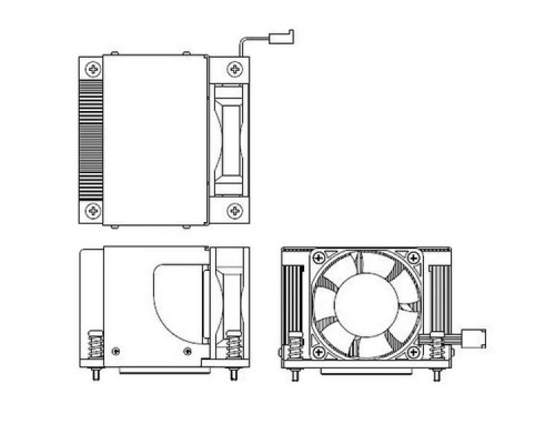 Вентилятор 1960052651N021   Вентилятор для CPU LGA1155 95W, Supported Boards AIMB-785