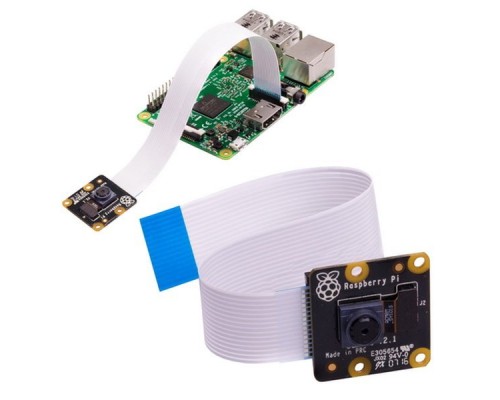 Микрокомпьютеры Raspberry Pi Raspberry Pi Камера PiNoIR Camera v2 Retail, Infrared camera, Sony IMX219 8-megapixel sensor, Supports 1080p30, 720p60 and VGA90 video modes, Cable 15 cm, Compatible with Raspberry Pi 1, 2, and 3 (913-2673)