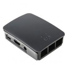 Корпус Raspberry Pi 3 Model B Official Case BULK, Black/Grey, для Raspberry Pi 3 Model B/B+ (909-8138)                                                                                                                                                    