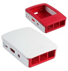 Корпус Raspberry Pi 3 Model B Official Case BULK, Red/White, для Raspberry Pi 3 Model B/B+ (909-8132)                                                                                                                                                     