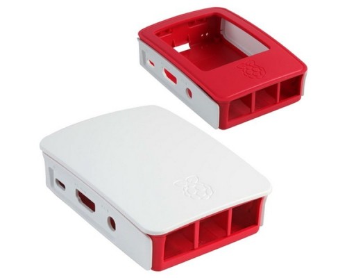 Корпус Raspberry Pi 3 Model B Official Case BULK, Red/White, для Raspberry Pi 3 Model B/B+ (909-8132)