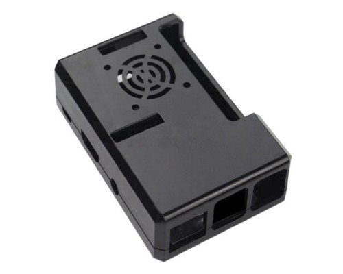 Корпус RA187   Корпус ACD Black ABS Plastic Case w/GPIO port hole and Fan holes for Raspberry Pi 3 B, совместим с креплением VESA Mount