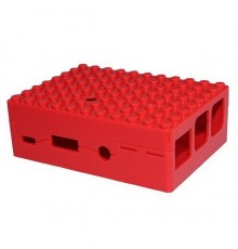 Корпус RA183   Корпус ACD Red ABS Plastic Building Block case for Raspberry Pi 3 B                                                                                                                                                                        