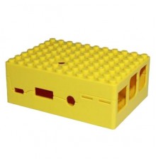 Корпус RA185   Корпус ACD Yellow ABS Plastic Building Block case for Raspberry Pi 3 B                                                                                                                                                                     
