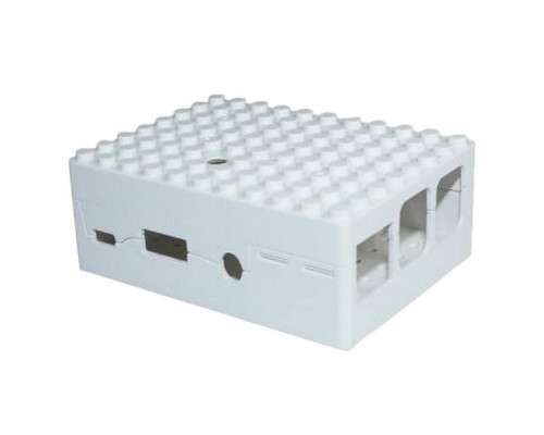 Корпус RA181   Корпус ACD White ABS Plastic Building Block case for Raspberry Pi 3 B/B+