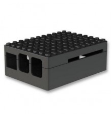 Корпус RA182   Корпус ACD Black ABS Plastic Building Block case for Raspberry Pi 3 B/B+                                                                                                                                                                   