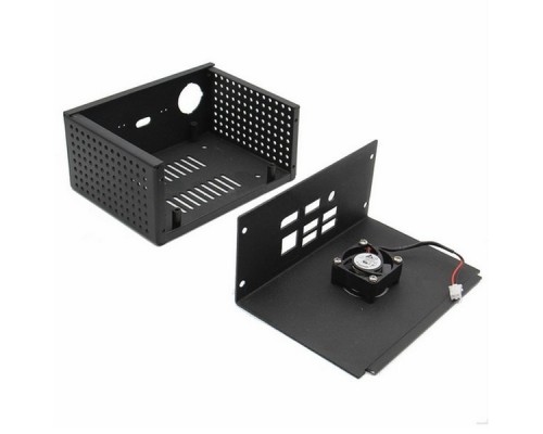 Корпус ACD Metal Case + Power Control Switch + Cooling Fan Kit для Raspberry Pi X820 v1.3 (X800)