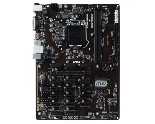 Материнская плата B360-F PRO, Socket 1151, Intel®B360, 2xDDR4-2666, DVI-D+HDMI, 1xPCI-Ex16, 17xPCI-Ex1, 4xSATA3, 8 Ch Audio, GLan, (4+2)xUSB2.0, (2+2)xUSB3.1, 1xPS/2, ATX, RTL