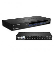 Переключатель консоли (KVM) 16-Port USB/PS/2 Rack Mount KVM Switch  TK-1603R RTL                                                                                                                                                                          