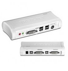 Переключатель консоли (KVM) 2-Port DVI USB KVM Switch with Audio Kit TK-204UK RTL                                                                                                                                                                         