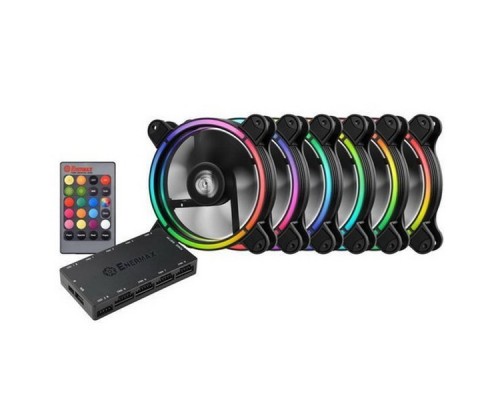 Вентилятор UCTBRGB12-BP6 FAN 120mm, комплект из 6 шт, RGB, 500-1500rpm, 13.71-47,53CFM, 14-22dBA, RTL