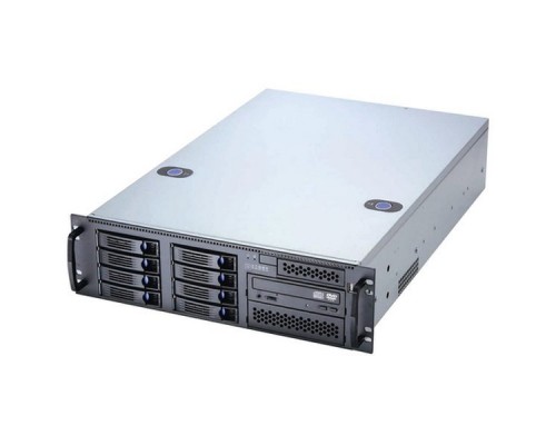 Корпуса CHENBRO Корпус RM31408M2-E 3U 8-Bays 6G mini SAS, 1x Intrusion Switch, SKU 1: 3U 8-Bays 6G mini SAS Chassis, PSU bracket C2W, EZ-Rails, no PSU