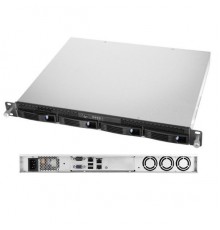 Корпуса CHENBRO Корпус Chenbro 1U (RM14204T3-250) 4x 3.5/2.5 HDD, MiniITX MB, PSU 250W                                                                                                                                                                    