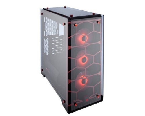 Корпус Crystal Series™ 570X RGB  CC-9011111-WW  ATX Mid-Tower Case — Red