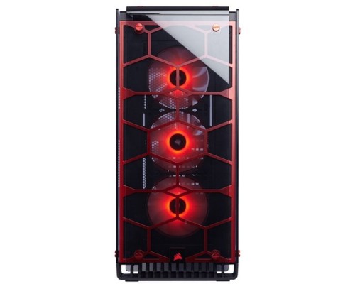 Корпус Crystal Series™ 570X RGB  CC-9011111-WW  ATX Mid-Tower Case — Red