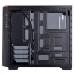 Корпус Carbide Series® SPEC-04 Tempered Glass  CC-9011117-WW  Mid-Tower Gaming Case — Black/Red