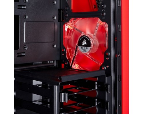 Корпус Carbide Series® SPEC-04 Tempered Glass  CC-9011117-WW  Mid-Tower Gaming Case — Black/Red