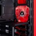 Корпус Carbide Series® SPEC-04 Tempered Glass  CC-9011117-WW  Mid-Tower Gaming Case — Black/Red