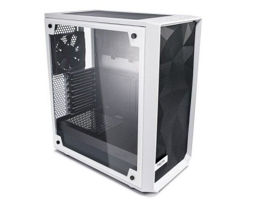 Корпус Fractal Design Meshify C TG белый без БП ATX 5x120mm 4x140mm 2xUSB3.0 audio bott PSU