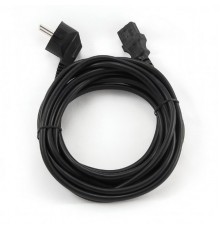 Кабель Шнур (кабель питания) ПВС-АП 3*0,75 S22C13, (Schuko - C13), 10А, черный, 1,0 м                                                                                                                                                                     