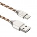 Кабель USB ACD-Titan Type-C ~ USB-A Нейлон, 1м, желто-черный (ACD-U927-C2Y)